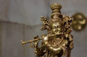 Brass statue of Lord Krishna!