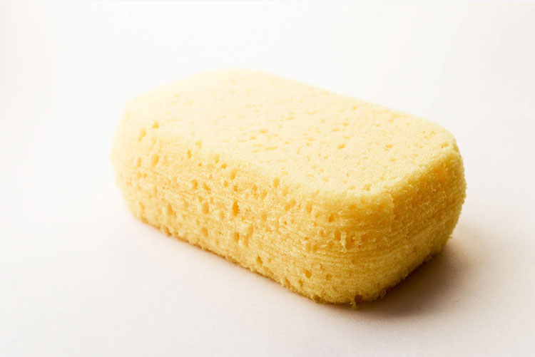 A yellow sponge