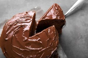 Gooey chocolate cake