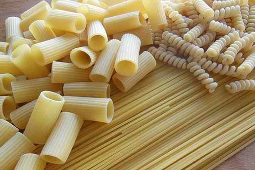  Picture of penne, spaghetti, and fusilli