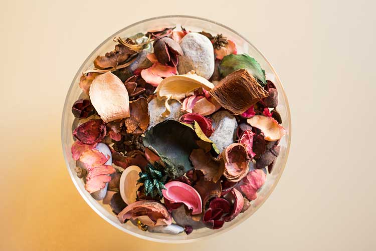 Potpourri in a bowl