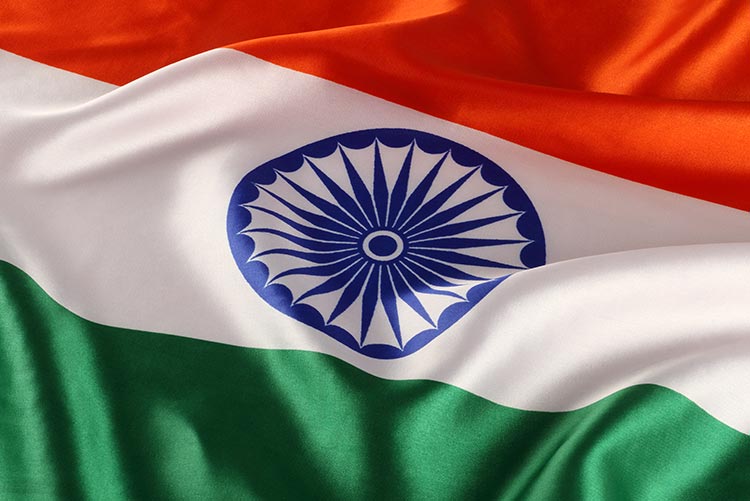 The tri-colour Indian flag Tiranga hoisted on Republic Day.