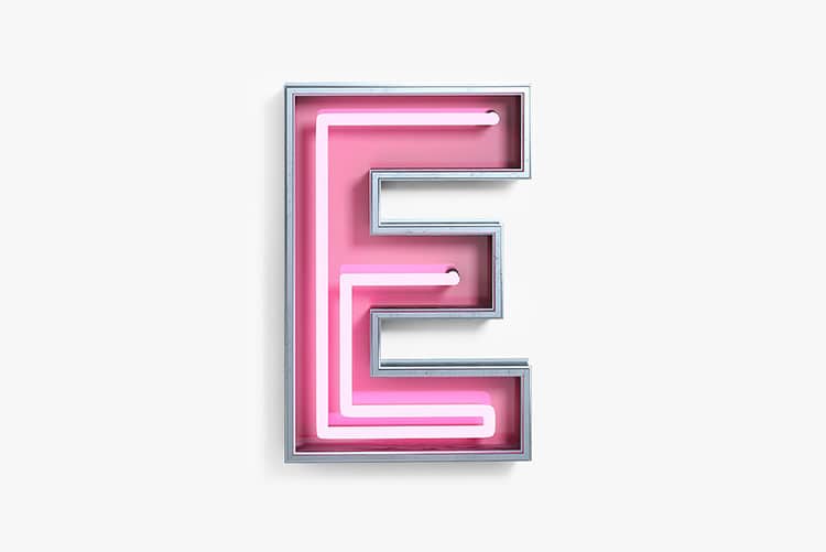 Alphabet E