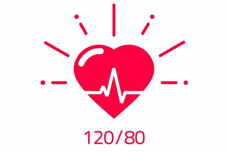 Vector image of a heart rate