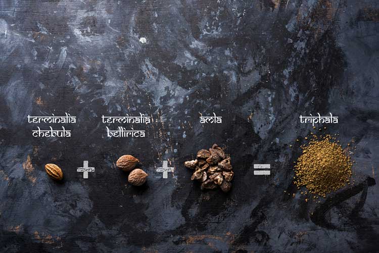 Picture of Triphala churna ingredients and Triphala churna